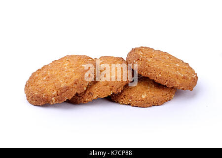 Haferflocken Cookies mit Honig, Honig, handgemachten Haferflocken Cookies Cookies, handgefertigte assorted Cookies Stockfoto