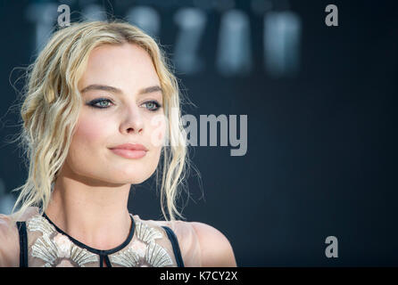 Foto muss Gutgeschrieben © Alpha Presse 080004 05/06/2016 Margot Robbie Die Legende von Tarzan Premiere Odeon Leicester Square London Stockfoto