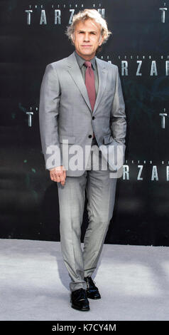 Foto muss Gutgeschrieben © Alpha Presse 080004 05/06/2016 Christoph Waltz Die Legende von Tarzan Premiere Odeon Leicester Square London Stockfoto