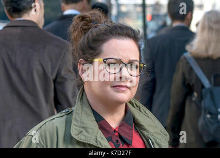 Foto muss Gutgeschrieben © von Alpha 070000 Juni Abby 2016 Geisterjäger, gespielt von Melissa McCarthy in Columbia Pictures Ghostbusters Film. Stockfoto