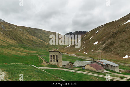 Panorama der Stilfser Joch, Italien Stockfoto