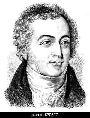 THOMAS YOUNG (1773-1829) Englisch Universalgelehrten und Arzt Stockfoto