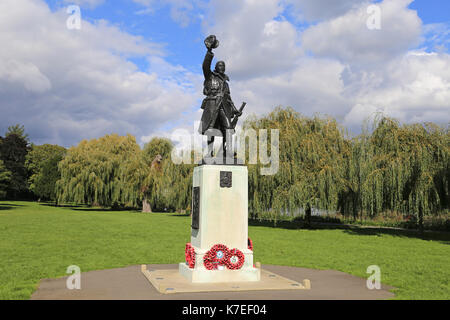 Kriegerdenkmal, Radnor Gärten, Twickenham, London Borough von Richmond upon Thames, England, Großbritannien, Großbritannien, Europa Stockfoto