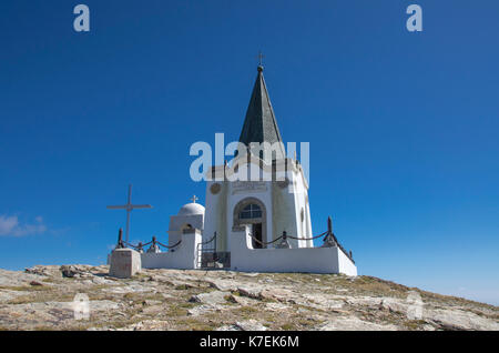 Kajmakcalan Kirche-WW 1 Lage - Mazedonien - Griechenland Grenze Stockfoto