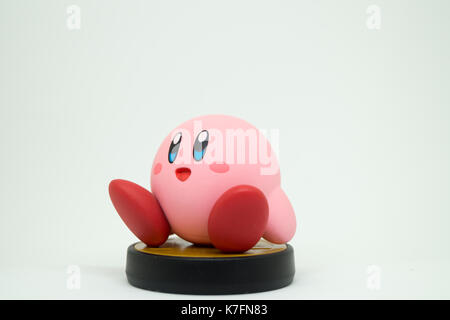 Nintendo Super Smash Bros Amiibo Collection Figur Kirby Stockfoto
