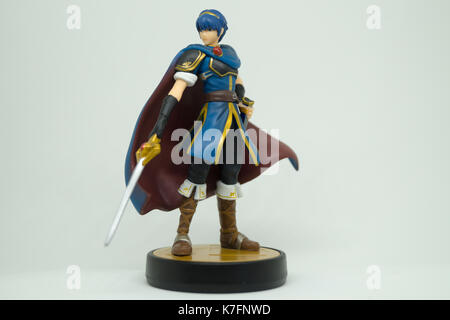Nintendo Super Smash Bros Amiibo Collection Figur Marth Stockfoto