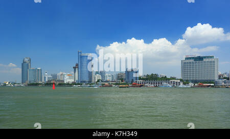 Xiamen, China - 23.August 2014: Xiamen Lujinag Fluss in der Stadt Xiamen, Fujian, China Stockfoto