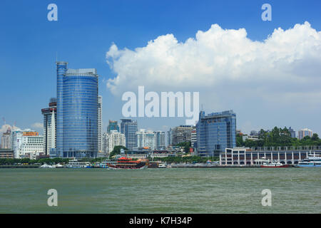 Xiamen, China - 23.August 2014: Xiamen Lujinag Fluss in der Stadt Xiamen, Fujian, China Stockfoto