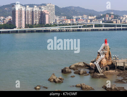 Xiamen, China - 23.August 2014: Xiamen Lujinag Fluss in der Stadt Xiamen, Fujian, China Stockfoto