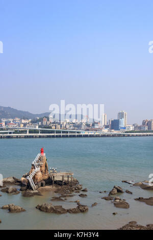 Xiamen, China - 23.August 2014: Xiamen Lujinag Fluss in der Stadt Xiamen, Fujian, China Stockfoto