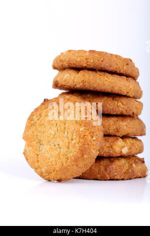 Haferflocken Cookies mit Honig, Honig, handgemachten Haferflocken Cookies Cookies, handgefertigte assorted Cookies Stockfoto