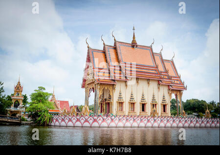 Wat Plai Leam, einem buddhistischen Tempel auf der Insel Ko Samui, Thailand. Stockfoto