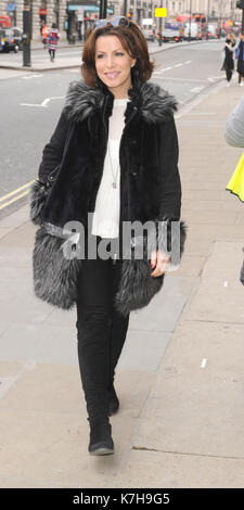 Foto muss Gutgeschrieben © Kate Grün/Alpha Presse 079965 16/03/2016 Natasha Kaplinsky an der Jasmin Awards werden gehalten an der Bafta in London. Stockfoto