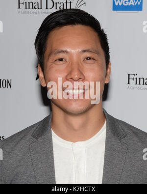 Kevin Yu nimmt an der Podiumsdiskussion Sublime Primetime 2017 der WGAW Teil Emmy-nominierte Writers Writers Guild Theatre September 15,2016 Beverly Hills, Kalifornien. Stockfoto