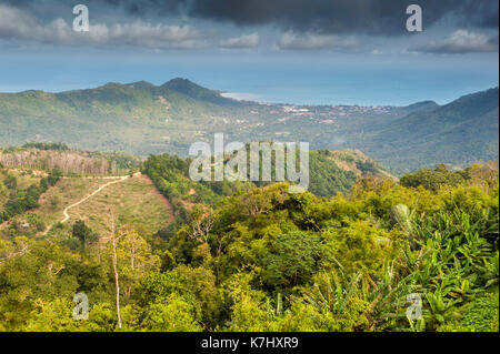 Blick auf die Insel Koh Samui, Thailand. Stockfoto