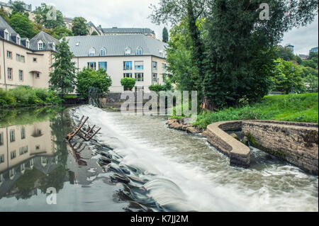 Wasser Kanal von Luxemburg Stockfoto