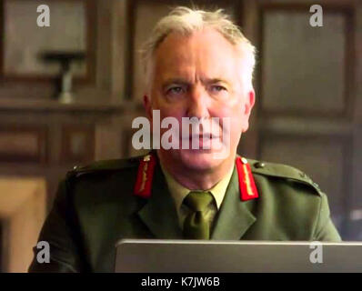 Foto © gutgeschrieben werden von Alpha 070000 (2016) Alan Rickman als Generalleutnant Frank Benson im Film das Auge des Himmels geliefert. Stockfoto