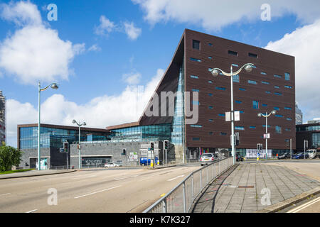 Der Roland Levinsky Gebäude (2007) Häuser der Philosophischen Fakultät an der Universität von Plymouth, Plymouth, England, UK. Stockfoto