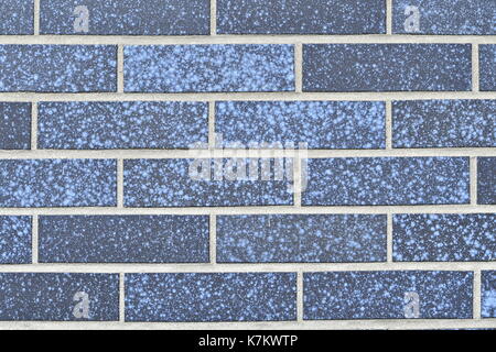 Horizontale Hintergrund der Mauer gebaut der blauen Steine Stockfoto