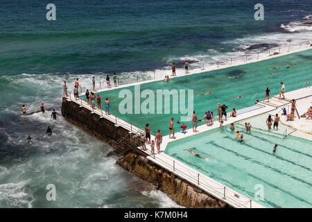 Bondi Icebergs Club, Sydney, New South Wales, Australien Stockfoto