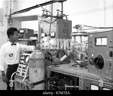 Die Atlas Collection im San Diego Air & Space Museum zeigt über 3.000 Rollen 16-mm-Film, Fotografien und technische Aufzeichnungen, die den Übergang des Trägerraketen von Atlas vom ICBM zum Raumfahrtfahrzeug dokumentieren. Stockfoto