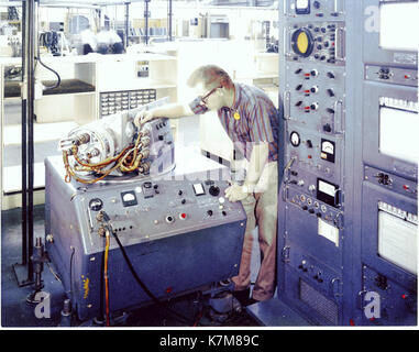 Die Atlas Collection im San Diego Air & Space Museum zeigt Materialien aus dem Atlas Raumfahrzeugprogramm. Es umfasst 3.000 Rollen 16-mm-Film, technische Aufzeichnungen und Fotos, die die Transformation von Atlas vom ICBM zum Raumfahrzeug dokumentieren, das die frühen Astronautenmissionen unterstützt. Stockfoto