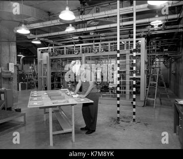 Die Atlas Collection auf SDASM enthält 3.000 Rollen Film- und Archivdokumente, die den Übergang der Atlas-Rakete vom ICBM zum Trägerraketen beschreiben und die US-Astronautenmissionen unterstützen. Stockfoto