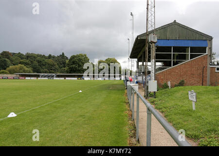 Allgemeine Ansicht der Boden während Hertford Stadt vs AFC Hornchurch, Emirates FA Cup Fußball an Hertingfordbury Park am 16. September 2017 Stockfoto