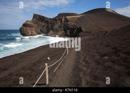 Vulkanische Landschaft, Vulcão dos Capelinhos, Ponta Dos Capelinhos, Capelo, Insel Faial, Azoren, Portugal Stockfoto