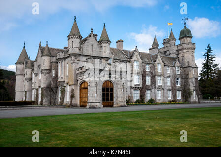 Balmoral Castle, Queen private Residence, Schottland Stockfoto