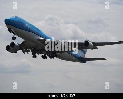 PH-BFV KLM Royal Dutch Airlines Boeing 747-406 (M) cn 28460 Abflug vom Flughafen Schiphol (AMS-EHAM), in den Niederlanden pic 1. Stockfoto