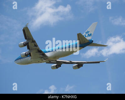 PH-BFC KLM Royal Dutch Airlines Boeing 747-406 (M) Abflug vom Flughafen Schiphol (AMS-EHAM), in den Niederlanden Bild 2 Stockfoto