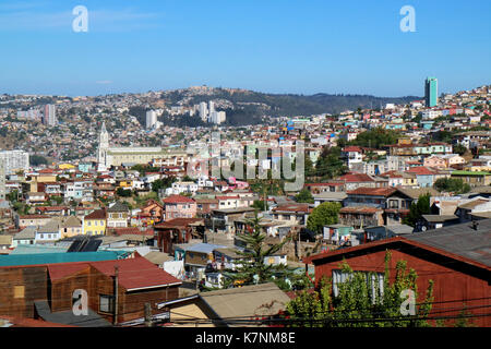 Ansicht von Valparaiso, Chile Stockfoto