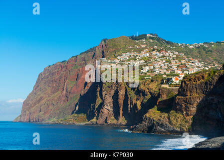 Schroffe Küste am Cabo Girao, der Insel Madeira, Portugal Stockfoto