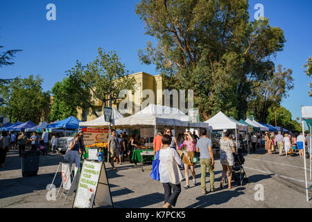 Los Angeles, 24. JUN: South Pasadena Farmer's Market am 24. JUN 2015 in Los Angeles, Kalifornien Stockfoto