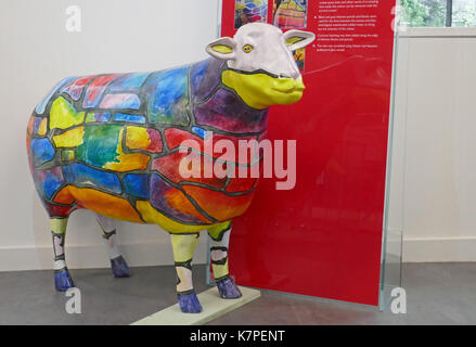 'Drawn Ewe', Derwent Pencil Museum, Keswick, Lake District, North West England Stockfoto