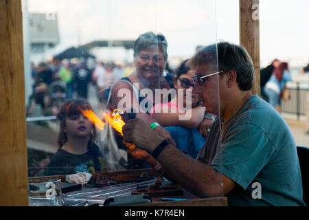 Anbieter im Hampton Beach Seafood Festival 2017#hbsf 17. Stockfoto