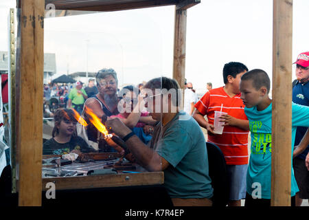 Anbieter im Hampton Beach Seafood Festival 2017#hbsf 17. Stockfoto