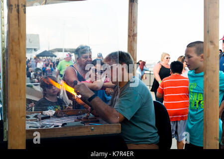 Anbieter im Hampton Beach Seafood Festival 2017#hbsf 17. Stockfoto