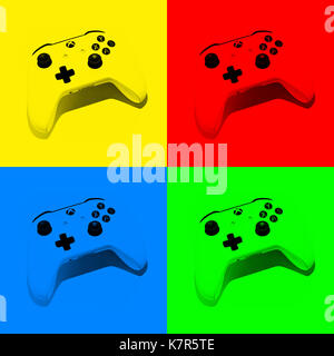 Xbox Pop Art Stockfoto