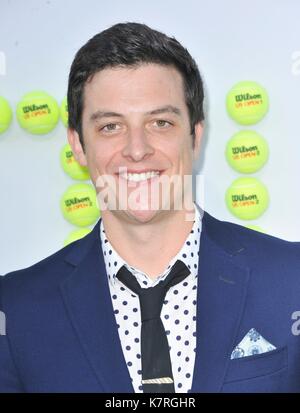 Los Angeles, CA, USA. 16 Sep, 2017. James Mackay in der Ankunftshalle für KAMPF DER GESCHLECHTER Premiere, das Regency Village Theatre, Los Angeles, CA 16. September 2017. Credit: Elizabeth Goodenough/Everett Collection/Alamy leben Nachrichten Stockfoto