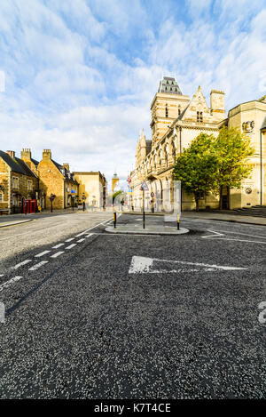 Gotische Architektur von Northampton Guildhall Gebäude, England. Stockfoto