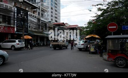 Außerhalb der Russischen Markt Toul Tom Poung Phnom Penh Kambodscha Südostasien Stockfoto