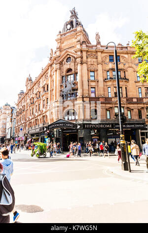 London, Hippodrome Hippodrome Casino Casino, Cranbourn Street, Leicester Square, London WC2H, Vereinigtes Königreich, Hippodrome London, Hippodrom Gebäude Stockfoto