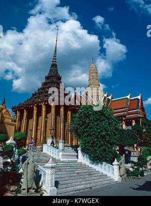 Phra Mondop oder Bibliothek, Tempel des Smaragd-Buddha, Bangkok, Thailand Stockfoto