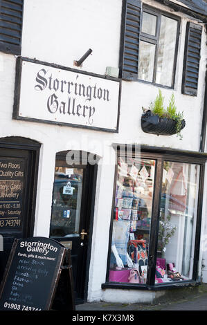 Storrington Gallery in der Stadt Storrington, West Sussex, England, Vereinigtes Königreich Stockfoto