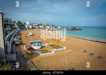 Broadstairs Strand und Meer, Kent, Großbritannien Stockfoto