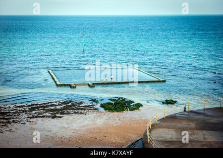 Broadstairs Meerwasser Lido, Kent, Großbritannien Stockfoto