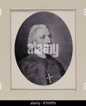 Jacobite Breitseite Porträt des Prinzen Heinrich von seiner mittleren Alters, klerikale Kleidung Stockfoto