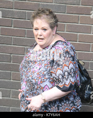 Anne Hegerty außerhalb ITV Studios mit: Anne Hegerty Wo: London, Großbritannien Wann: 17 Aug 2017 Quelle: Rocky/WENN.com Stockfoto